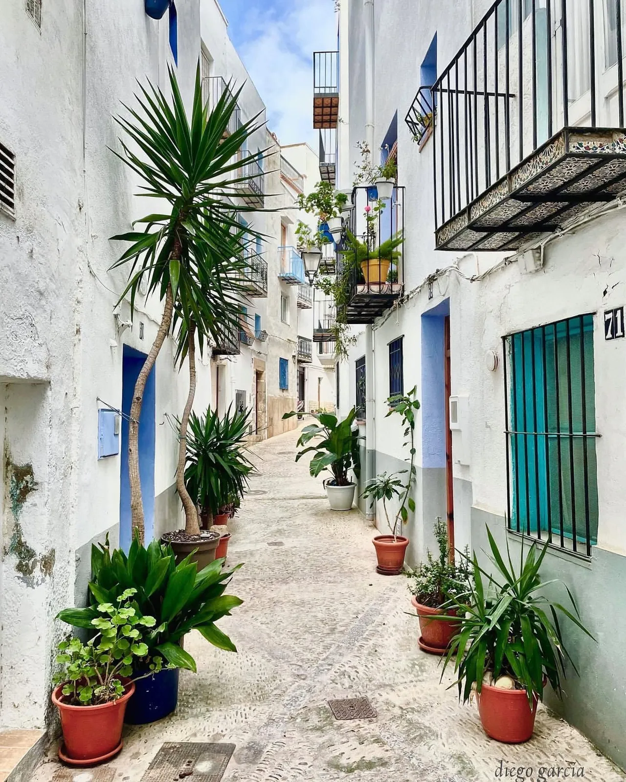 Calle del casco antiguo de Peñíscola